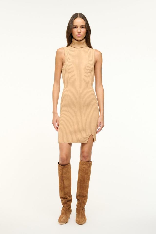 CALLUM DRESS | CAMEL Product Image