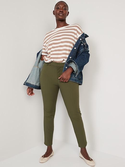 High-Waisted Pixie Skinny Ankle Pants Product Image