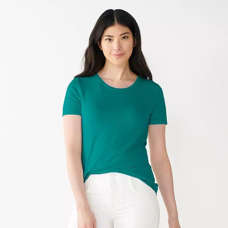 Womens Nine West Essential Crewneck Tee Product Image