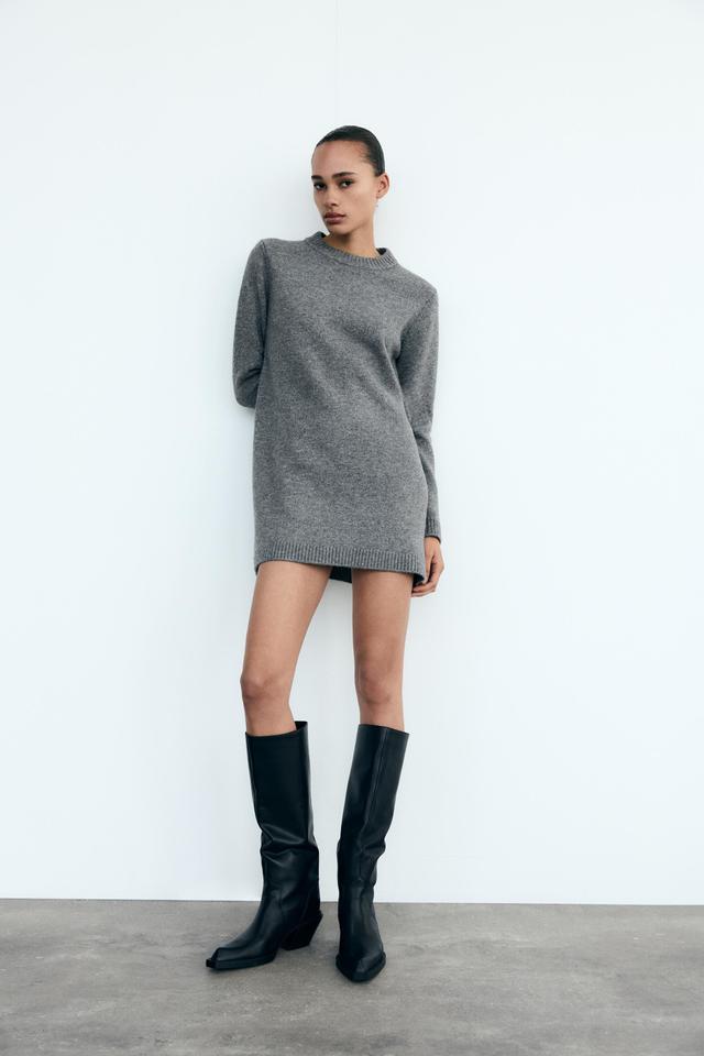 SHORT SOFT KNIT DRESS Product Image