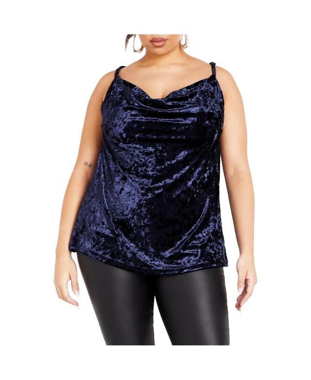 City Chic Womens Velvet Lust Cami Product Image