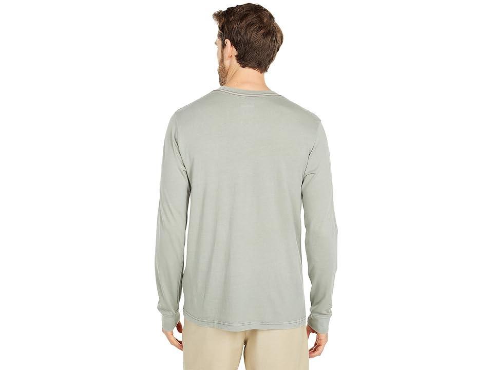 RVCA PTC Pigment Long Sleeve Tee (Aloe) Men's Clothing Product Image