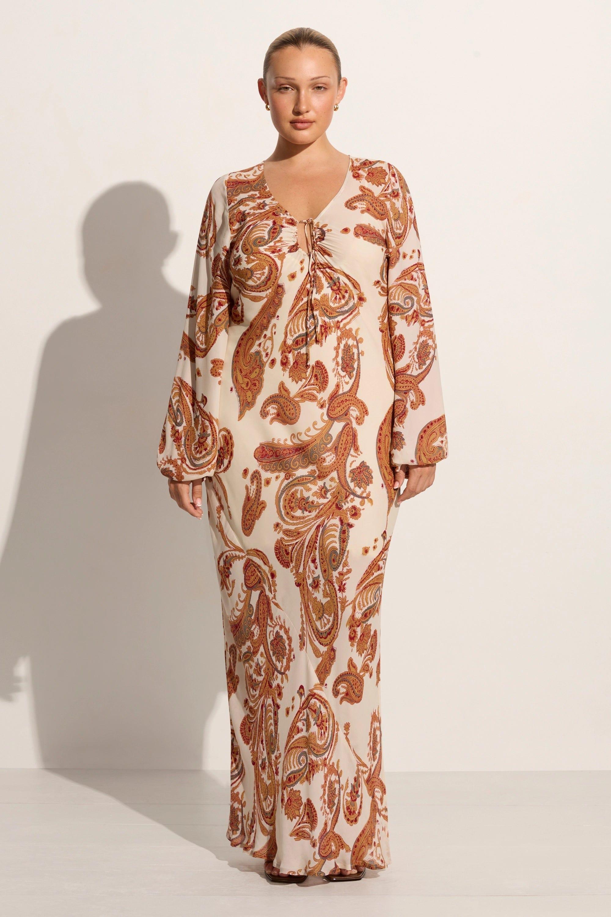 Santos Maxi Dress Alessia Paisley - Final Sale Product Image