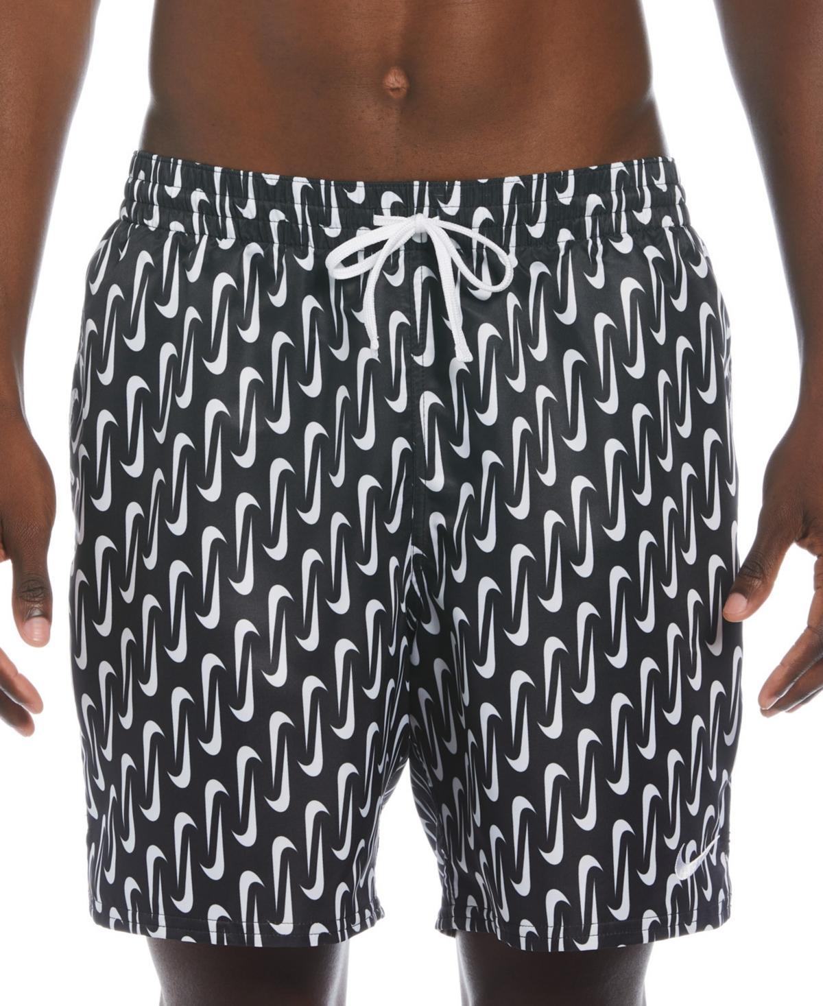 Nike Mens Swoosh Link Graphic Volley 7 Swim Trunks Product Image