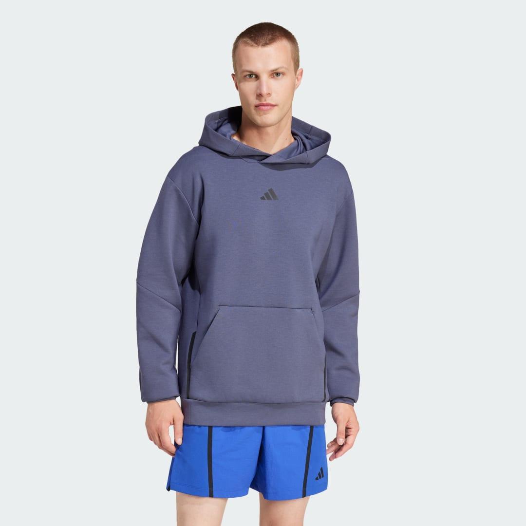 adidas Designed for Training Hoodie Glory Grey S Mens product image