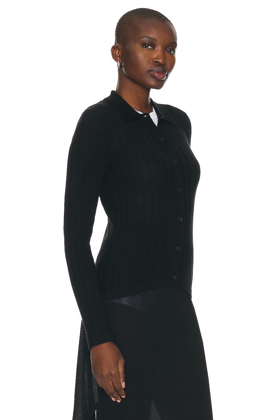 NILI LOTAN Alivia Cardigan in Black - Black. Size XS (also in S). Product Image