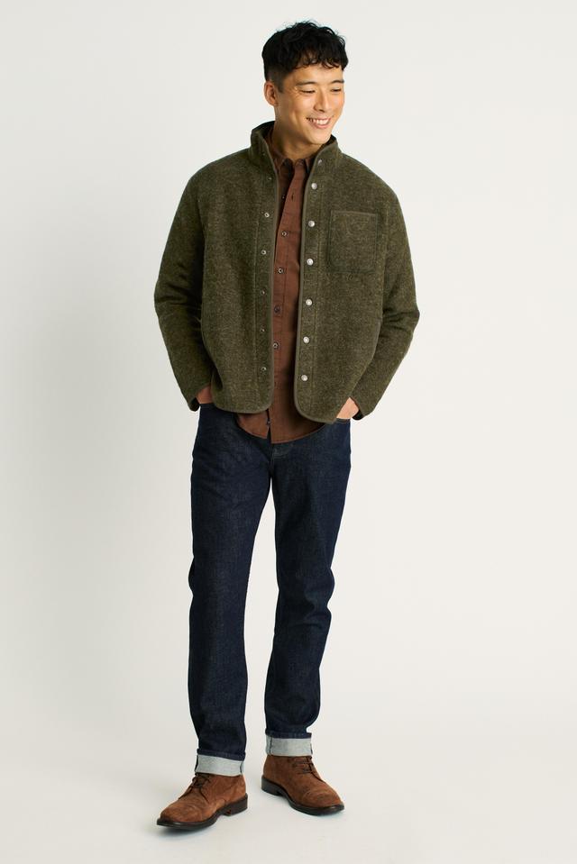 Italian Wool Fleece Jacket Product Image