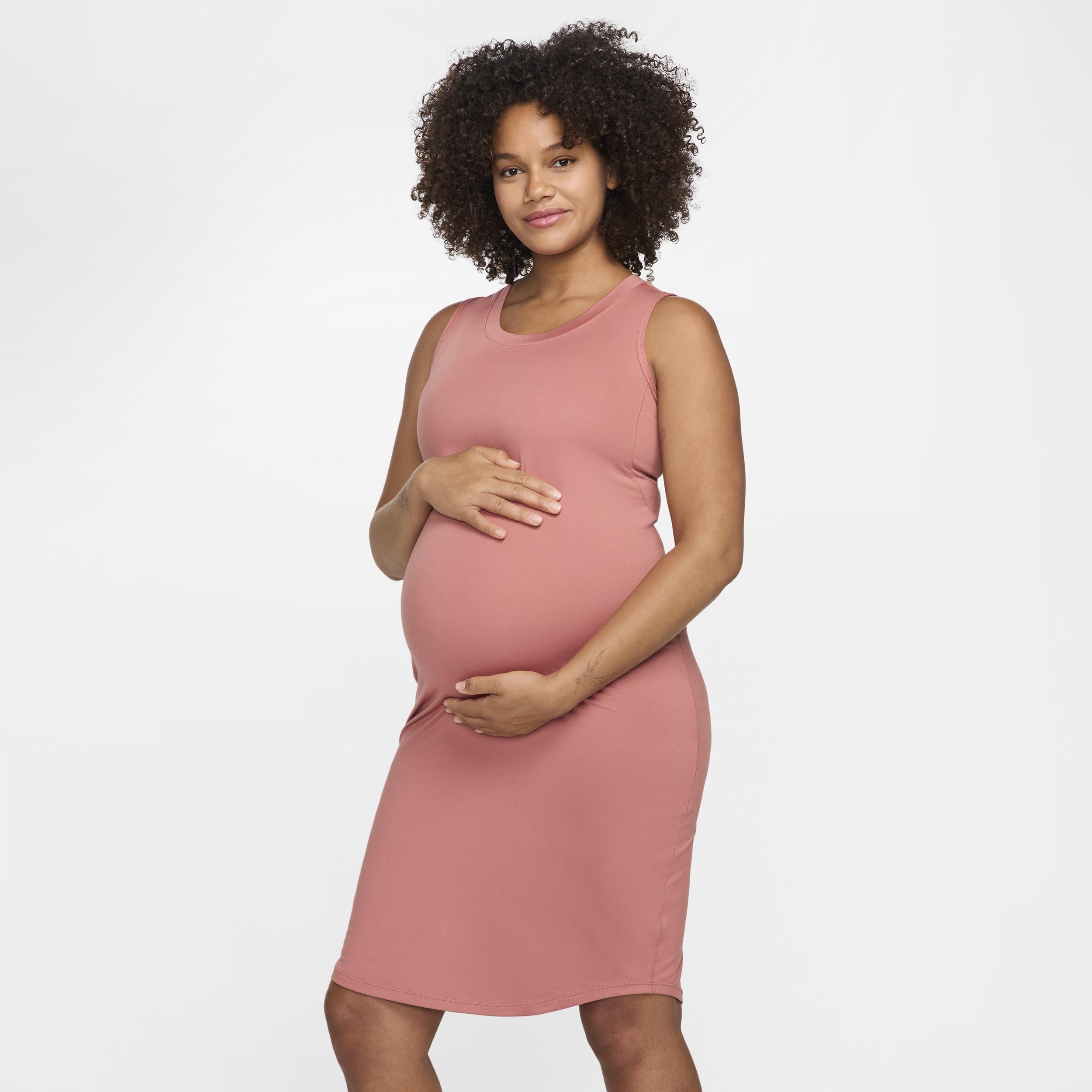 Nike (M) Women's Dri-FIT Slim-Fit Knit Dress (Maternity) Product Image