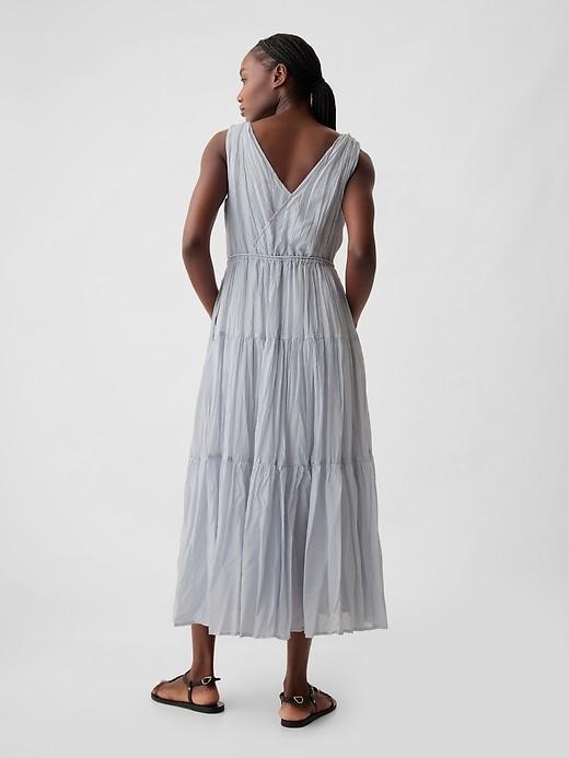 Pleated Tiered Maxi Dress Product Image