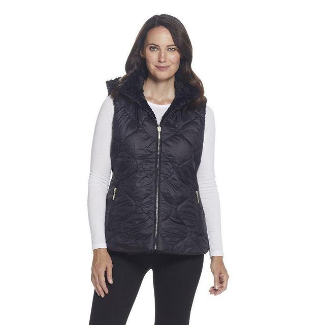 Gallery Faux Shearling Reversible Vest Product Image