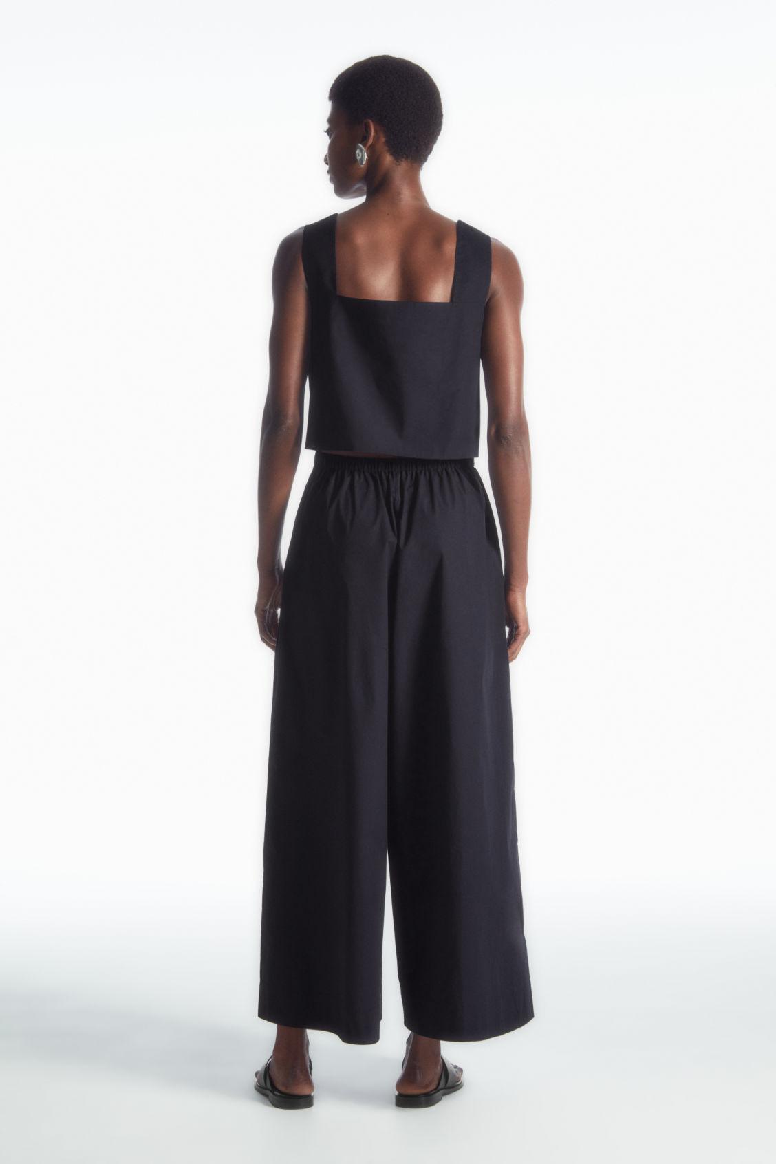 GATHERED OPEN-BACK JUMPSUIT Product Image