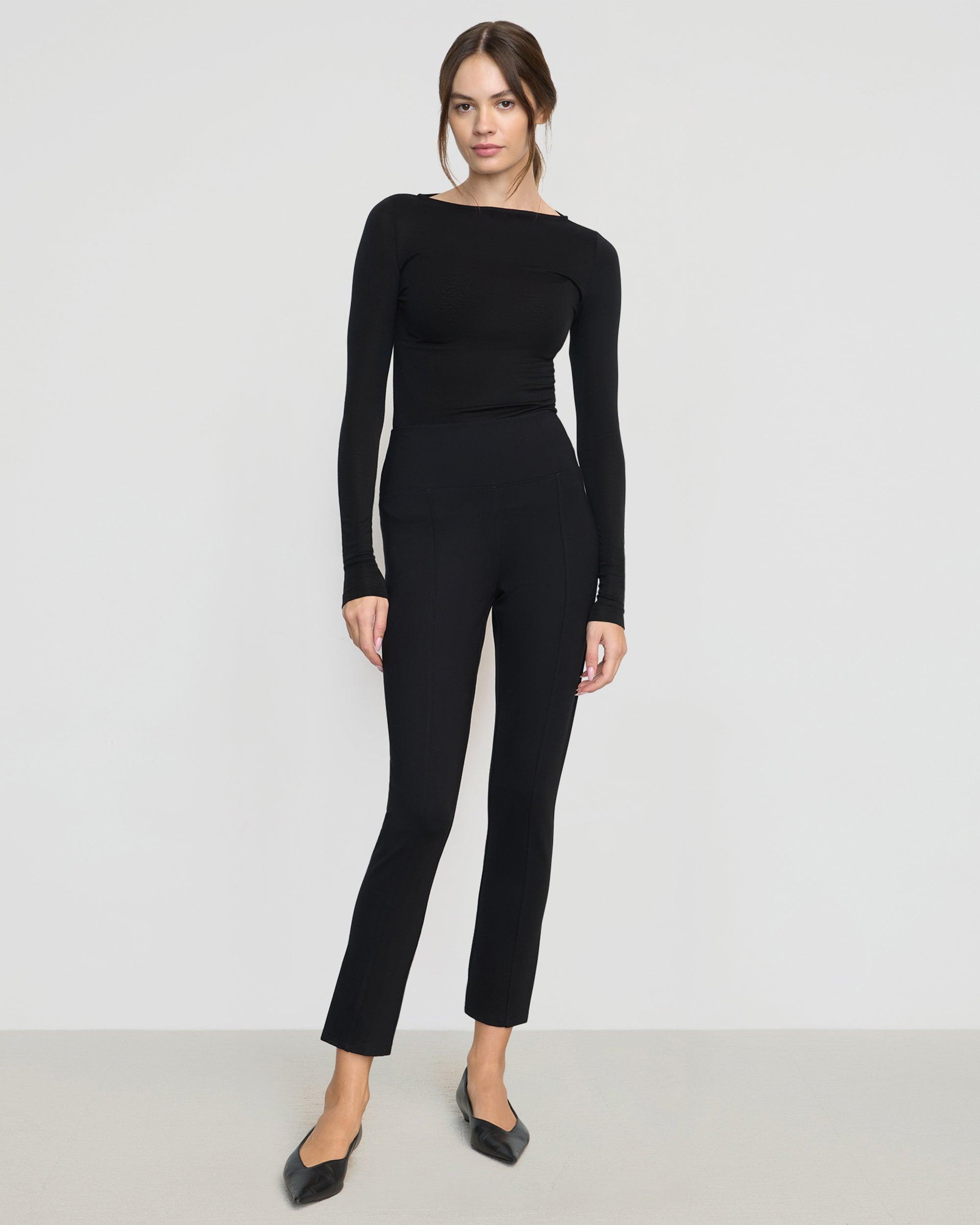 Bea Slim-Leg Ponte Stretch Pant Product Image