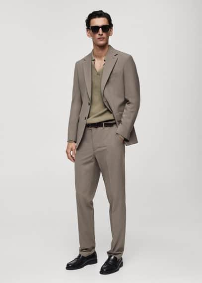 MANGO MAN - Suit pants beigeMen Product Image