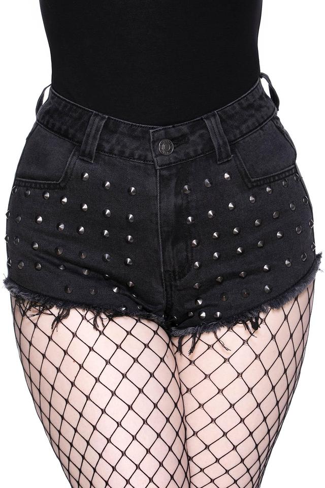 Liberty Studded Shorts [ASH] Female Product Image