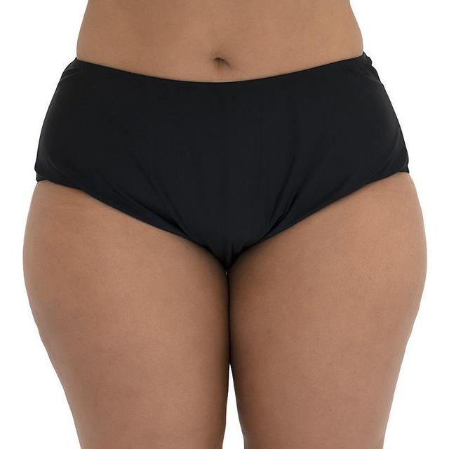 Plus Size Del Raya Solid Swim Briefs, Womens Product Image