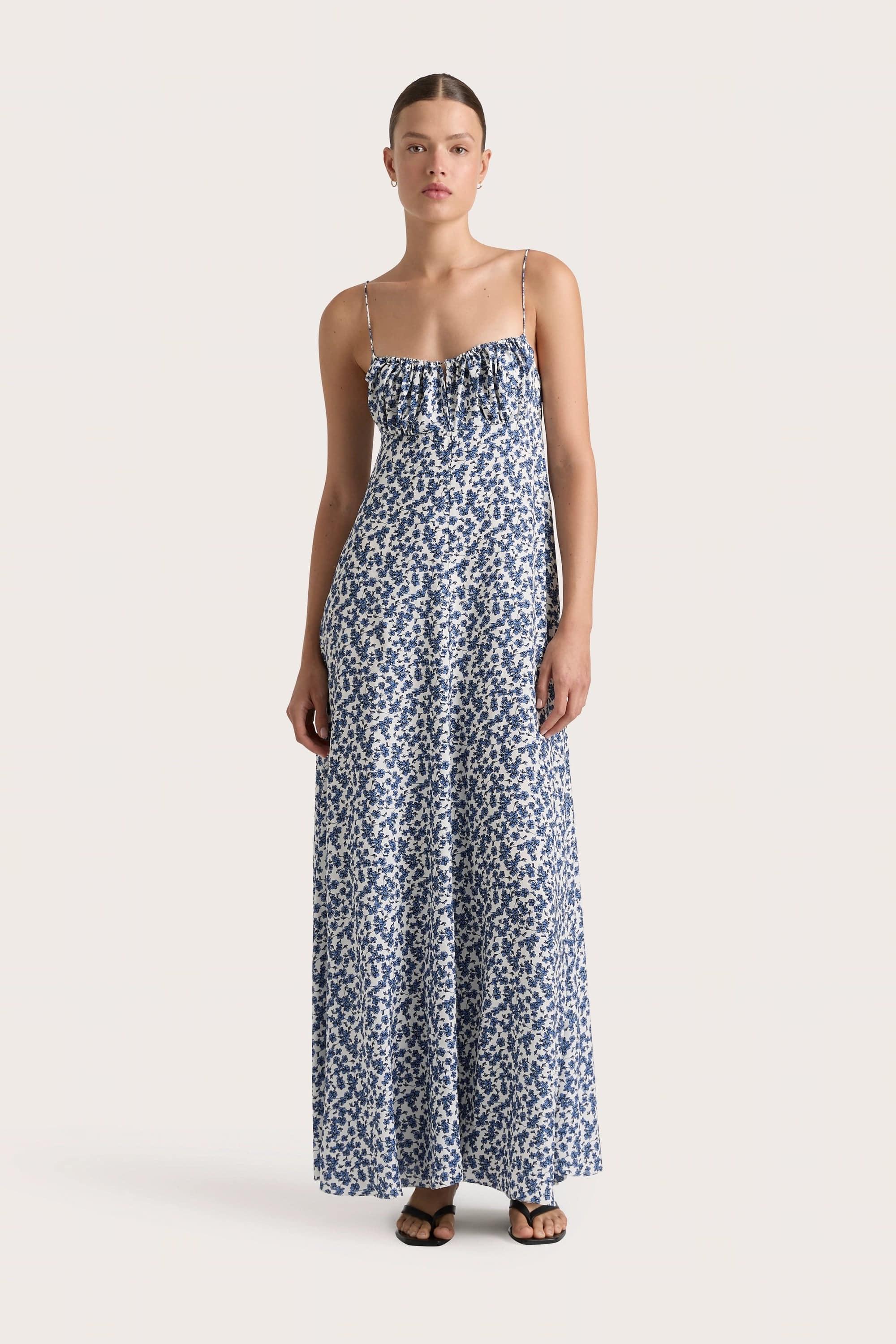 Anessa Maxi Dress Leilani Mid Blue Product Image