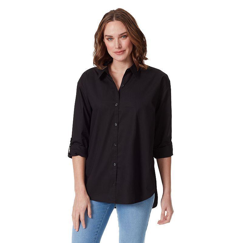 Womens Gloria Vanderbilt Amanda Button Down Shirt Product Image