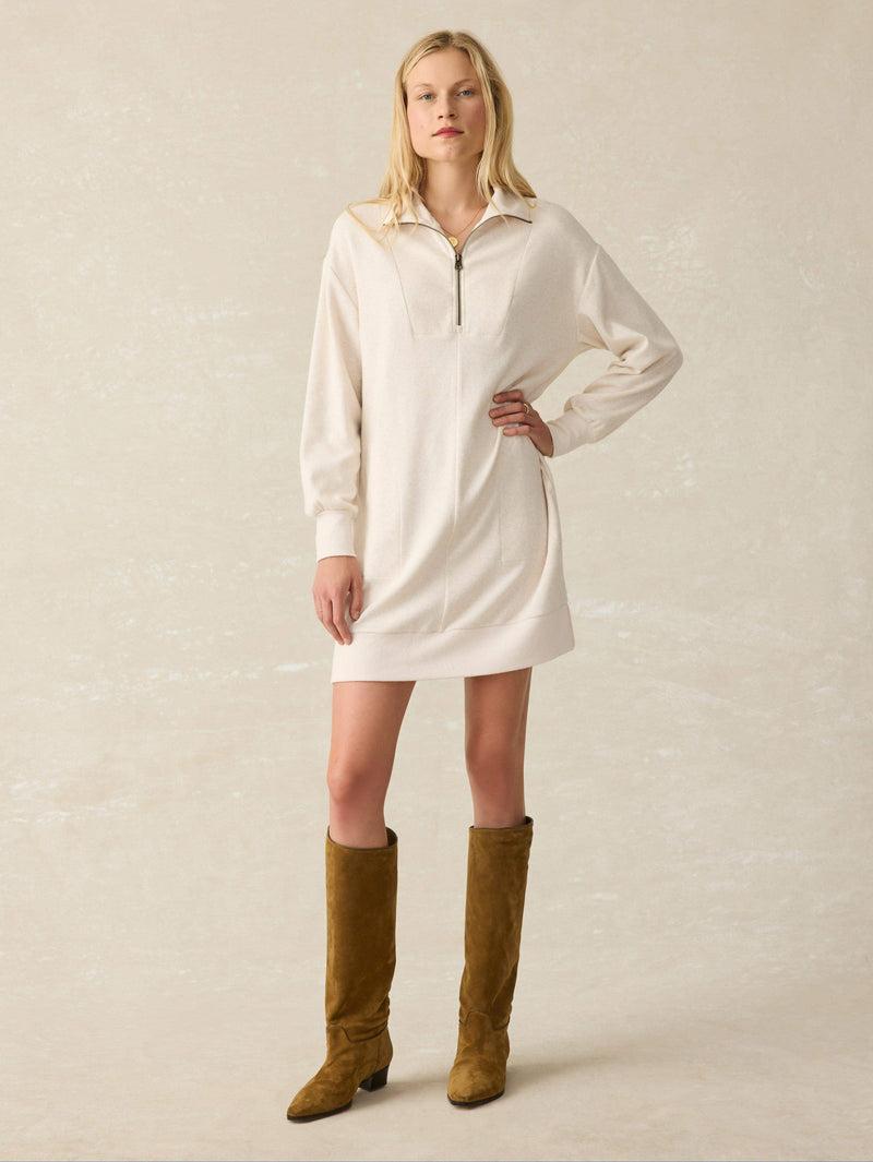 Legend™ Quarter Zip Dress - Off White product image