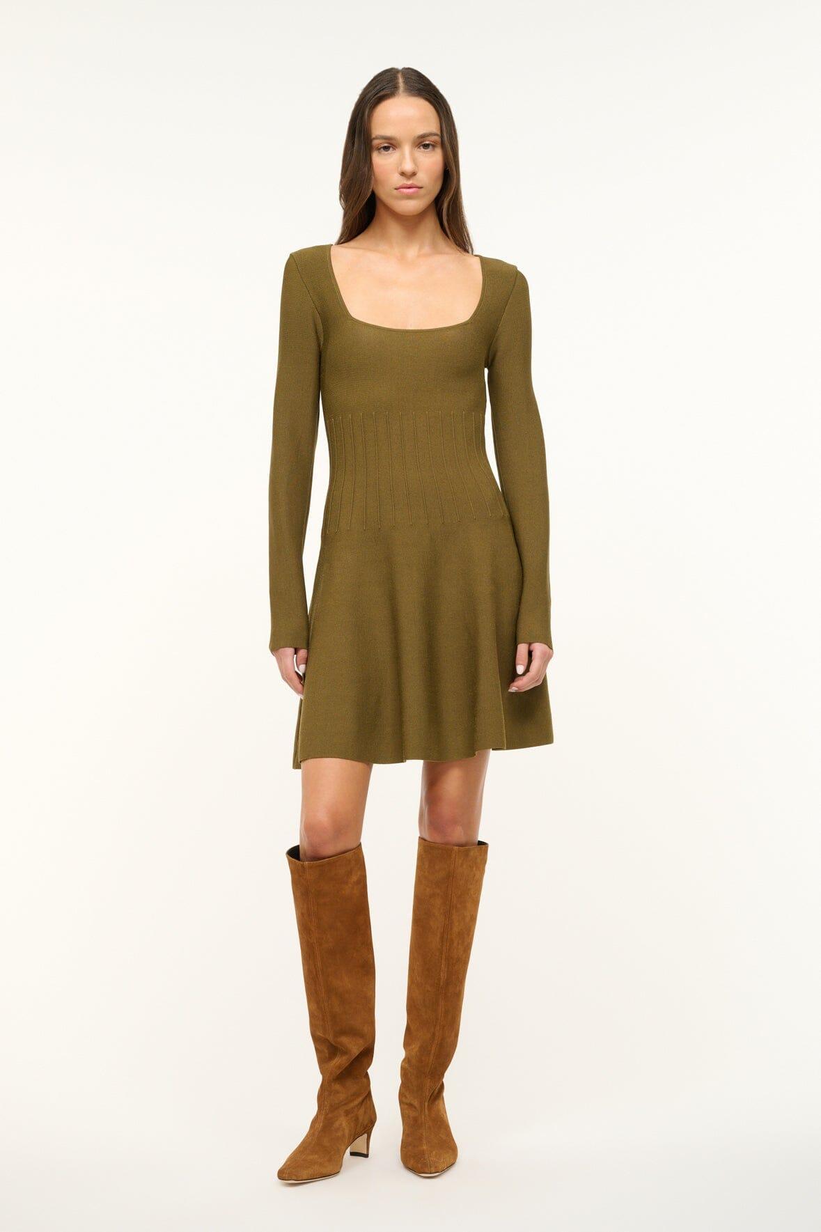 DEORA DRESS | SERGEANT GREEN Product Image