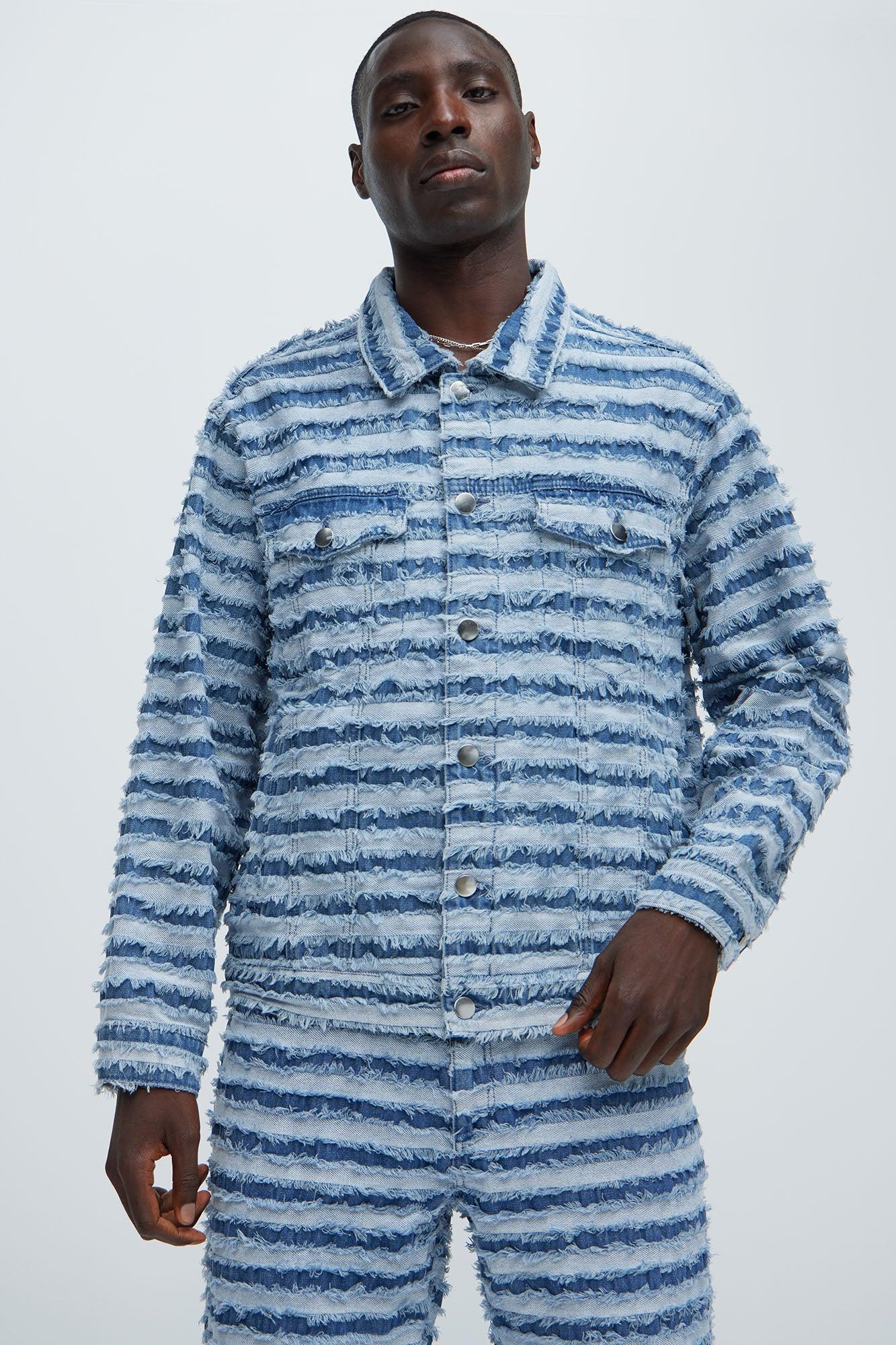 Kayden Lightweight Denim Jacket - Light Wash Product Image