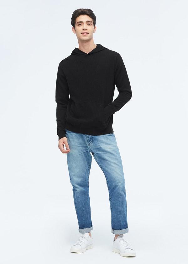 Cashmere Pullover Hoodie For Men Product Image