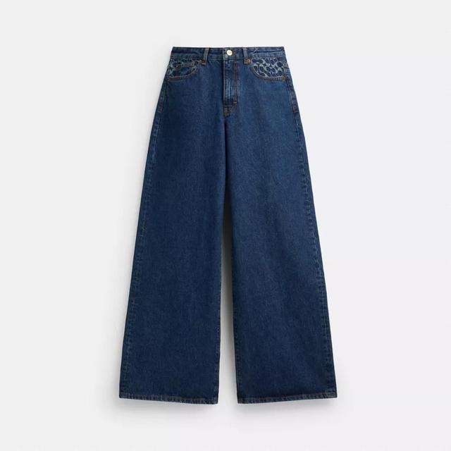 Baggy Denim Pants Product Image