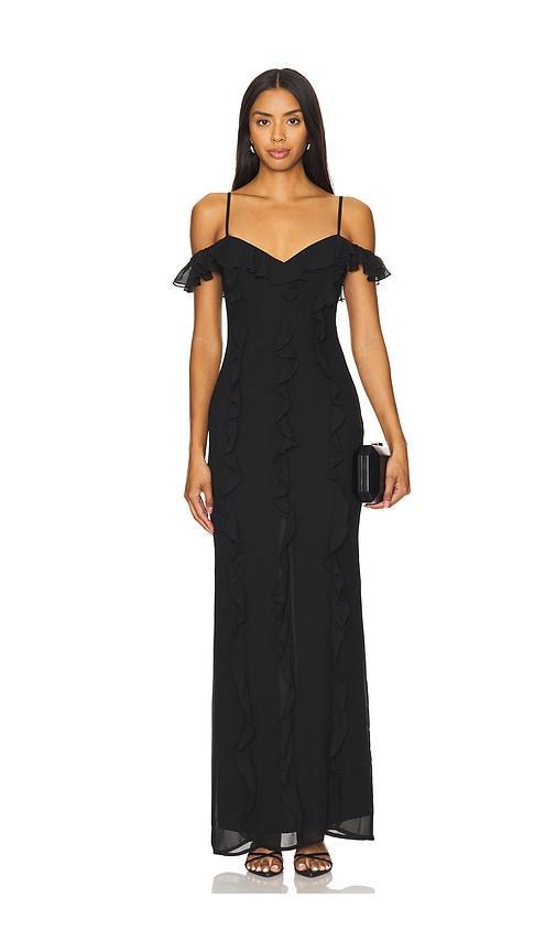 Lovers and Friends Marisol Gown in Black Product Image