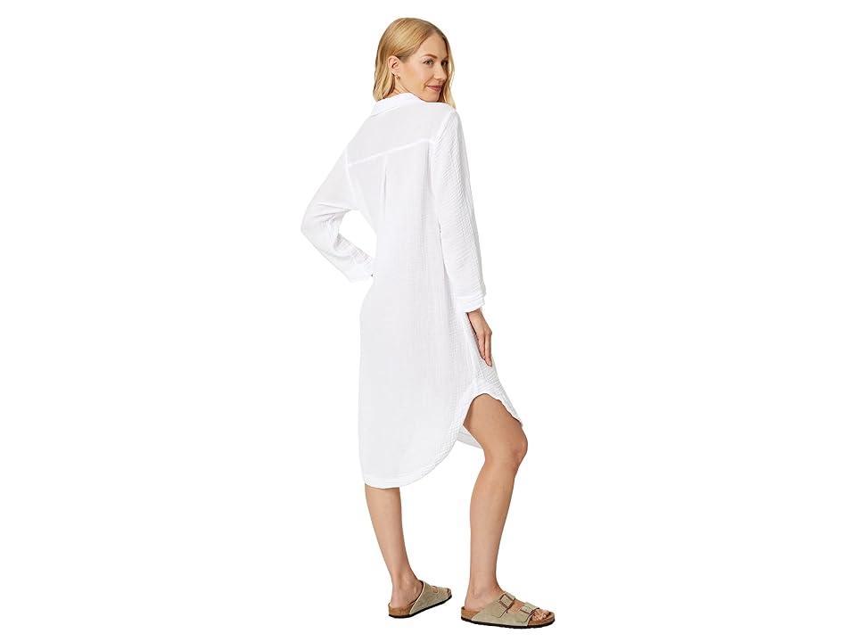 SUNDRY Long Sleeve Shirttail Dress Women's Clothing Product Image