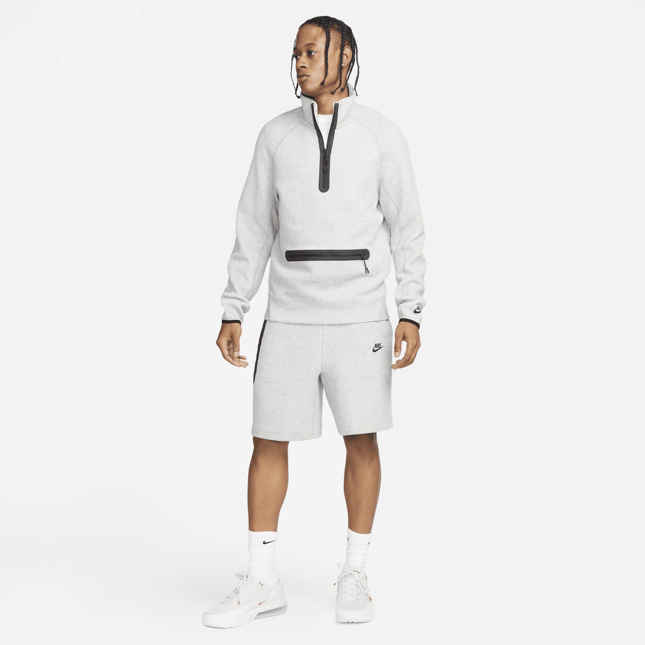 NIKE Gray Half-zip Sweatshirt Product Image