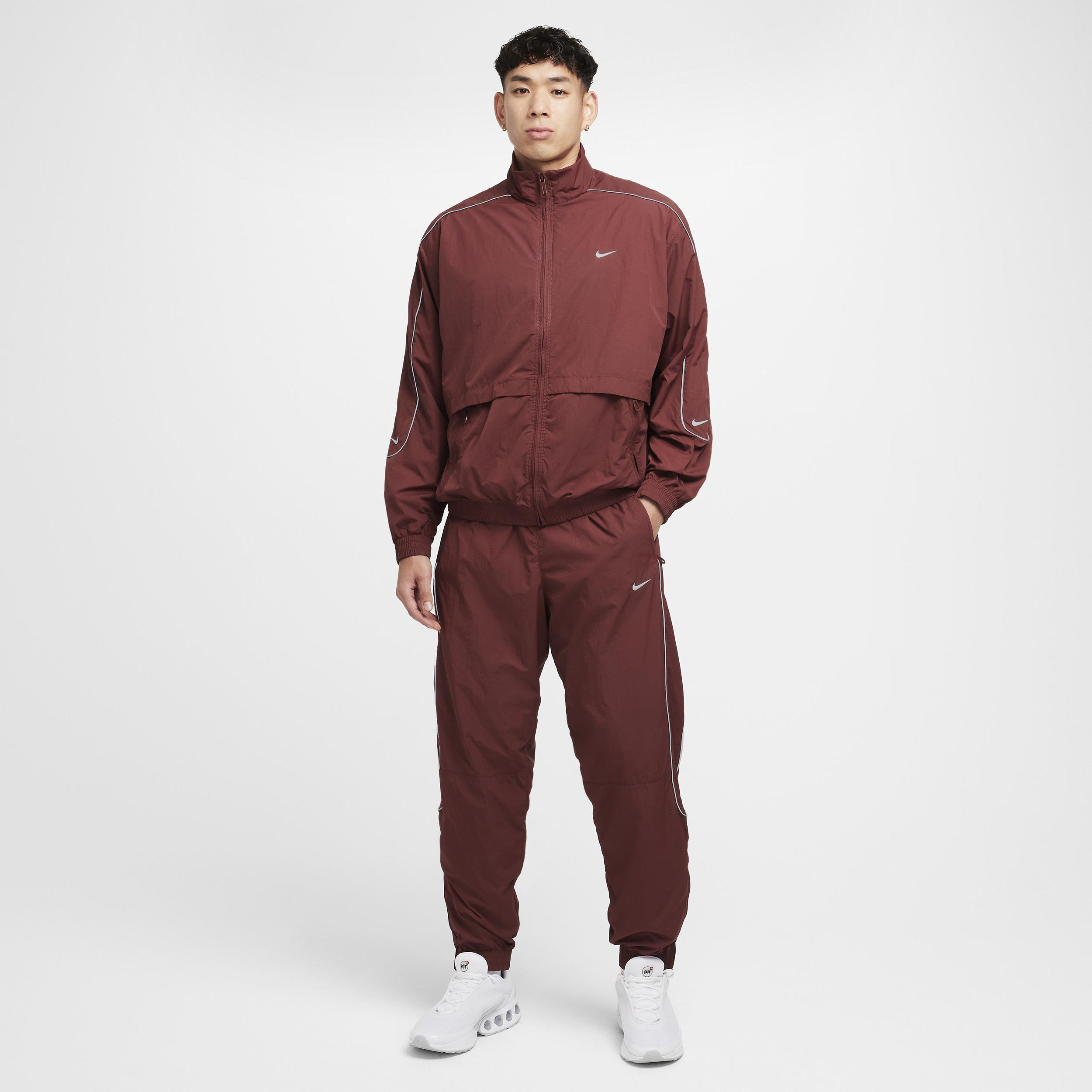 Men's Nike Sportswear Solo Swoosh Woven Track Jacket Product Image