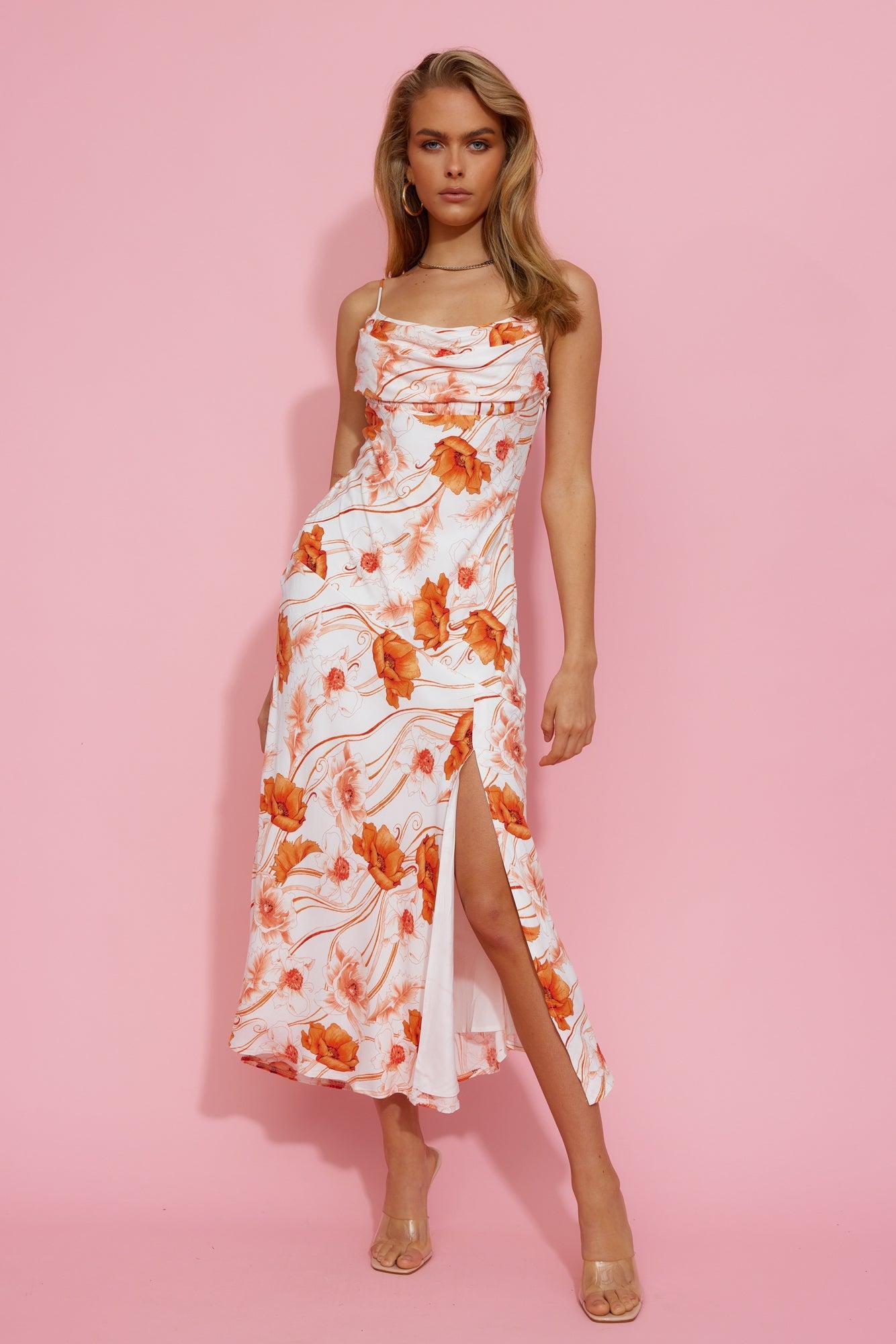 Lucy Loves Midi Dress Floral Product Image