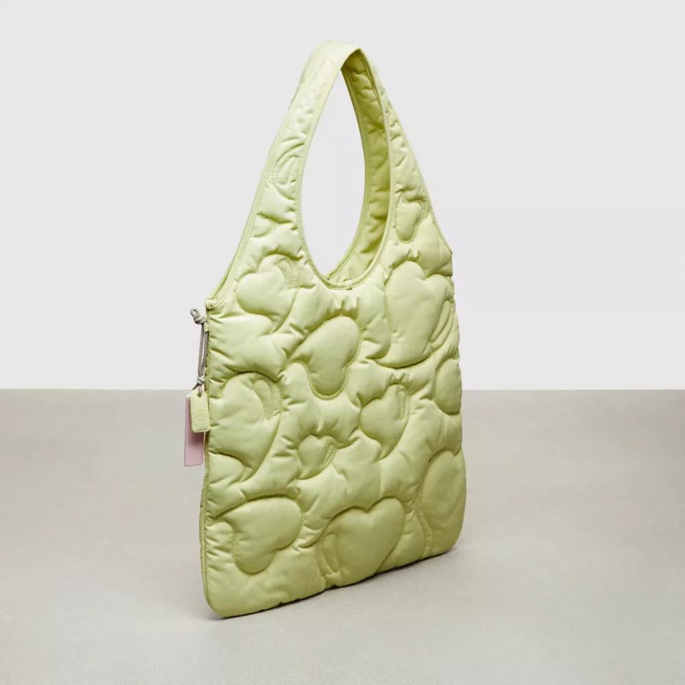 Coachtopia Loop Quilted Heart Flat Tote Product Image