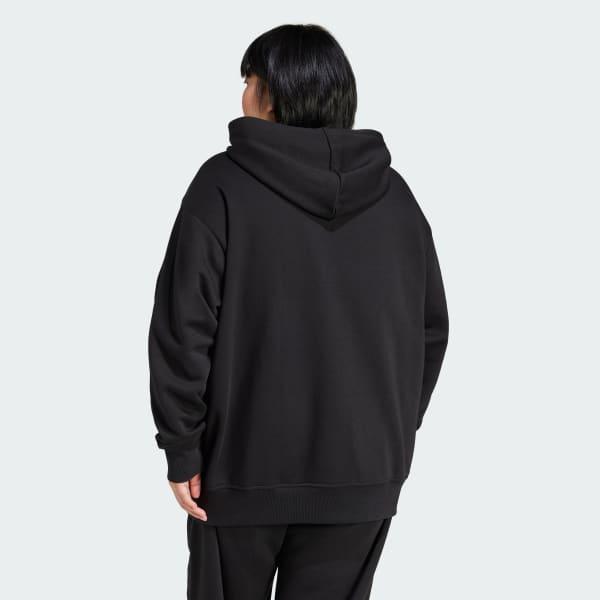 Essentials Oversized Fleece Hoodie (Plus Size) Product Image