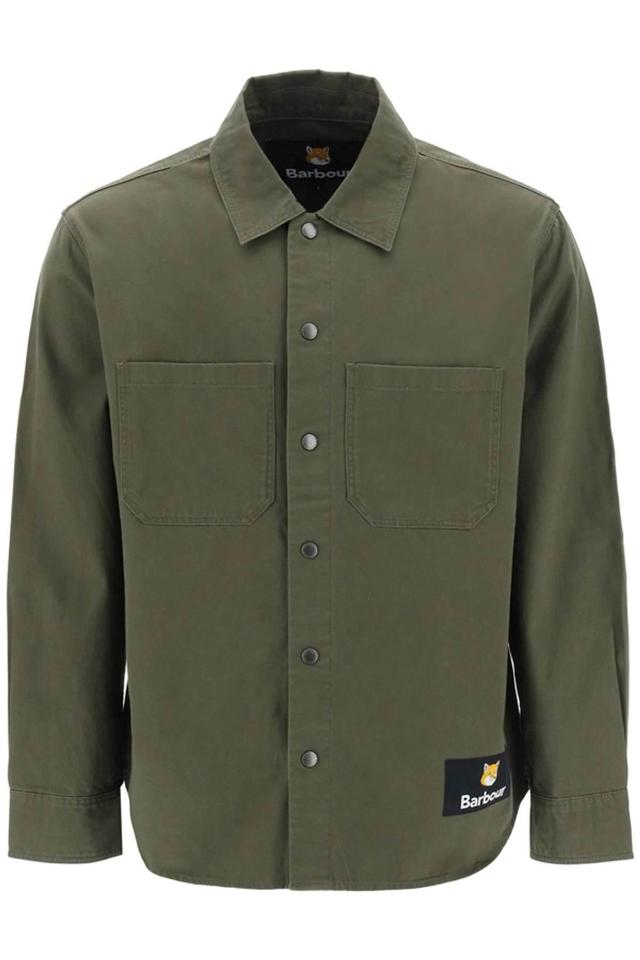 Carrbridge Mens Overshirt In Olive Product Image