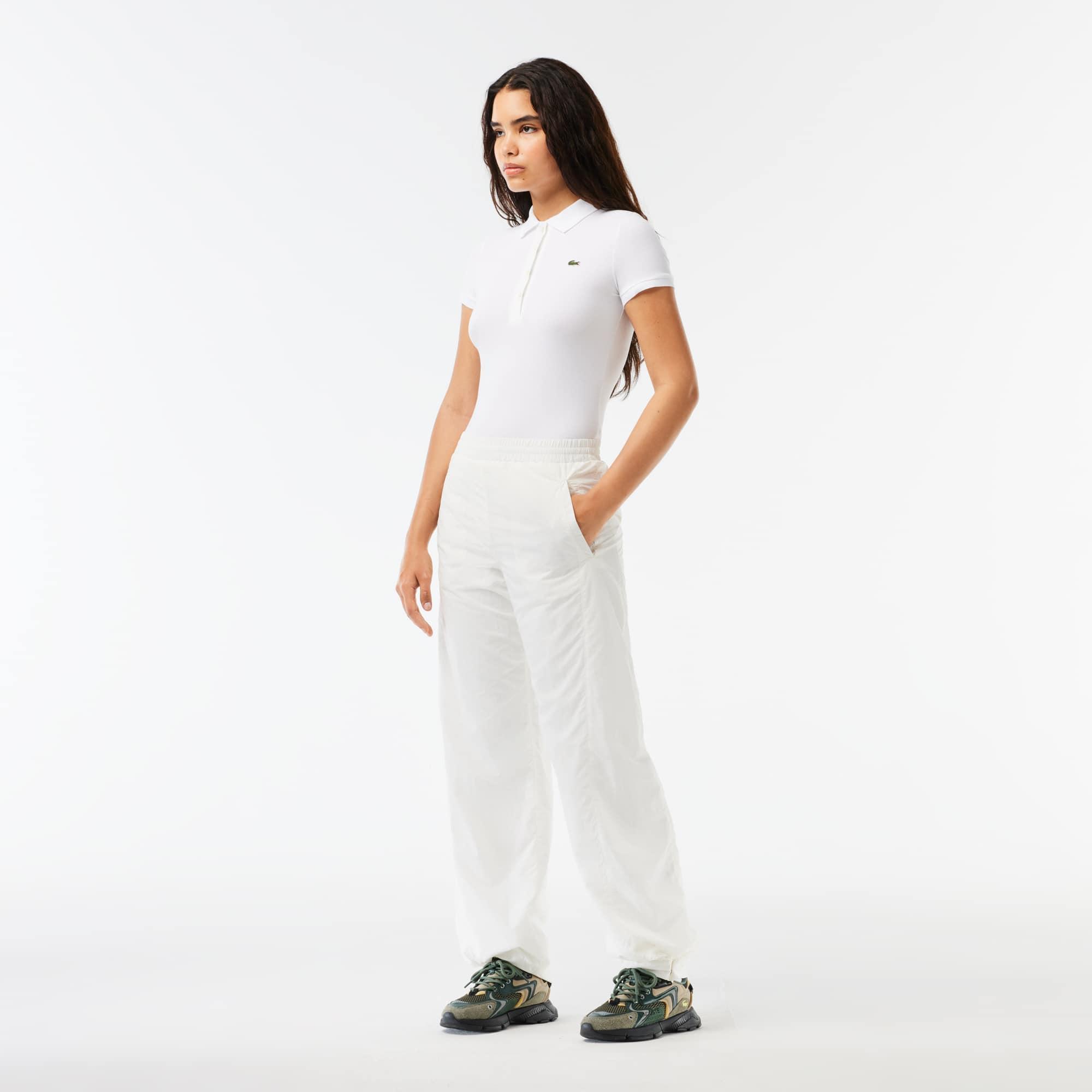 Wide Leg Nylon Sportsuit Track Pants Product Image