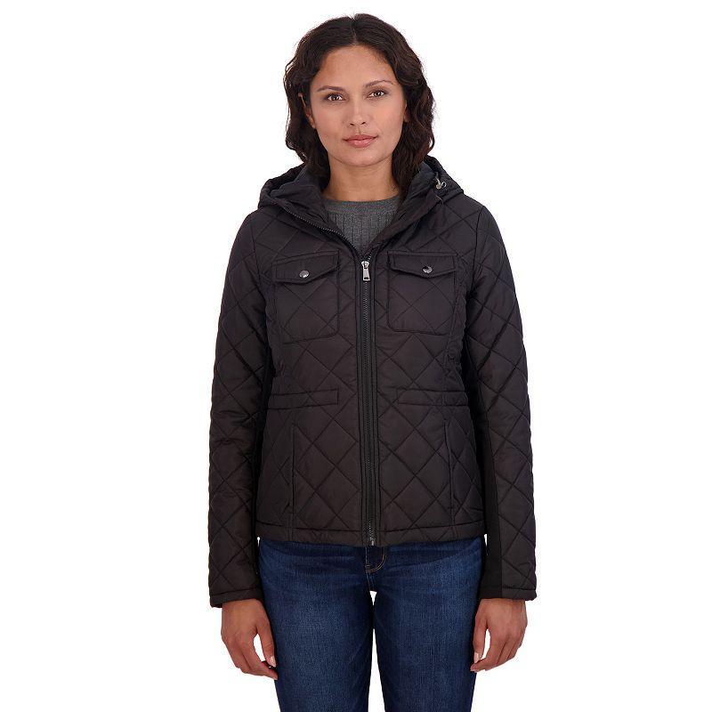 Womens Sebby Hooded Quilted Jacket Product Image