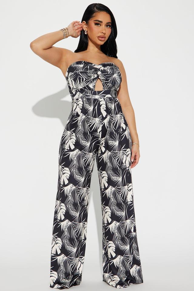 Private Island Jumpsuit - Black/combo Product Image