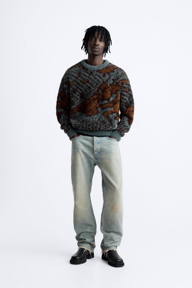 ABSTRACT JACQUARD SWEATER Product Image