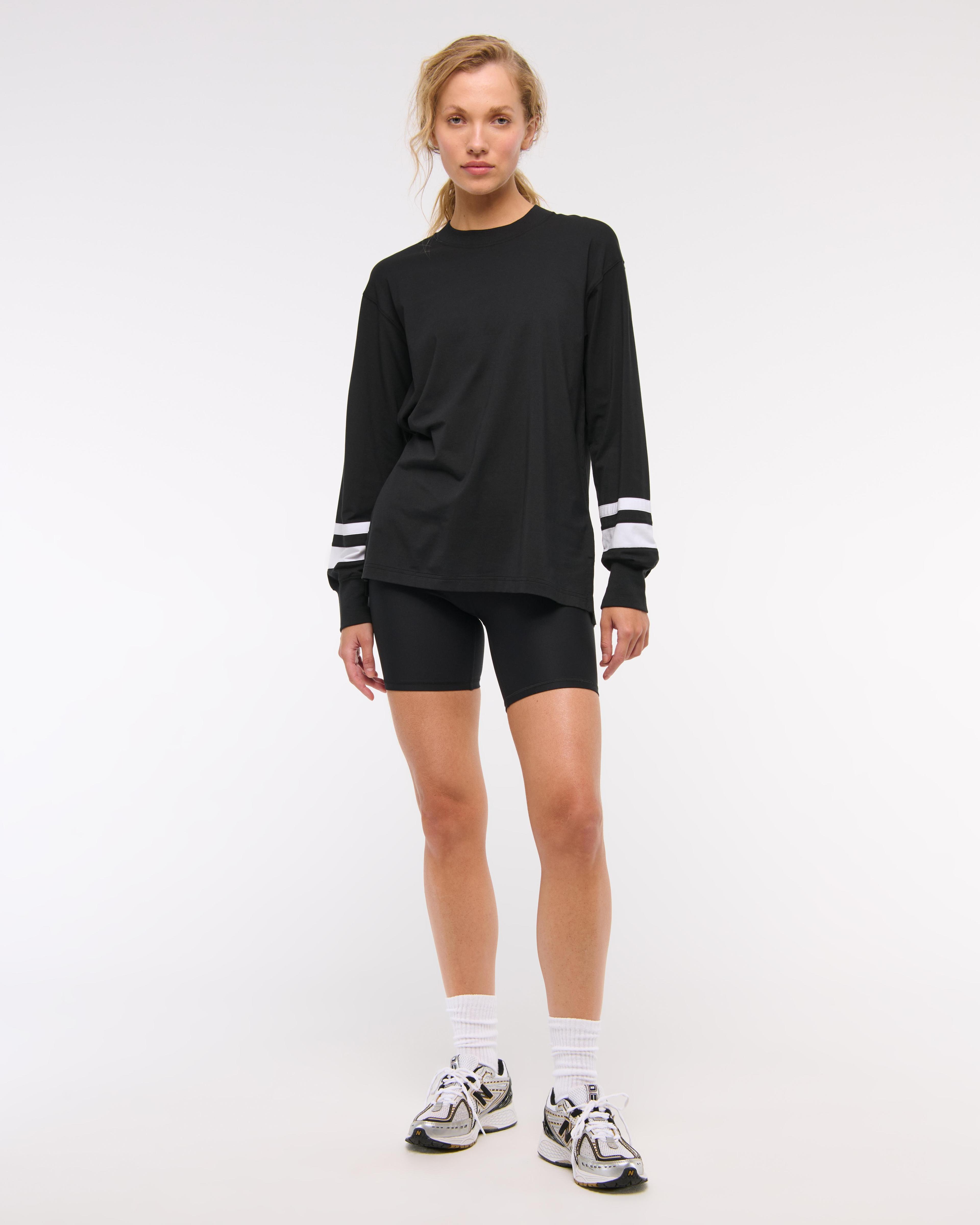 YPB Active Cotton-Blend Long-Sleeve Easy Tee Product Image