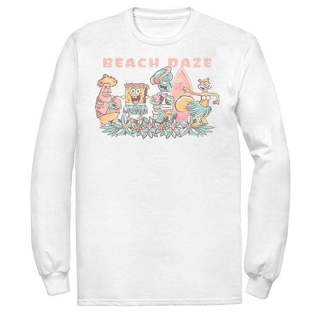 Mens SpongeBob Beach Daze Group Party Tee Product Image