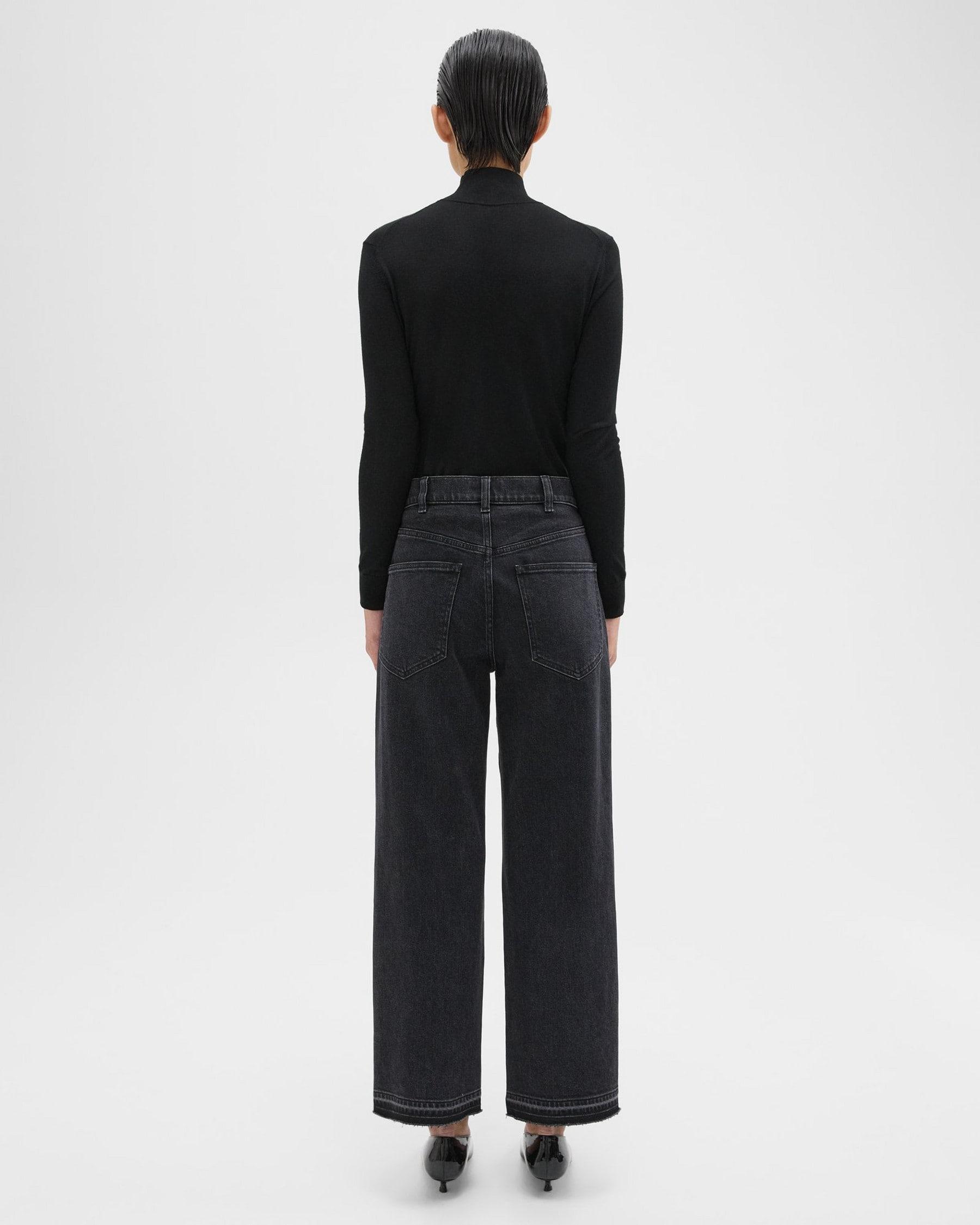 Relaxed Straight Jean in Stretch Denim Product Image