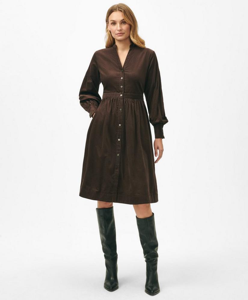 A-Line Shirt Dress in Corduroy product image