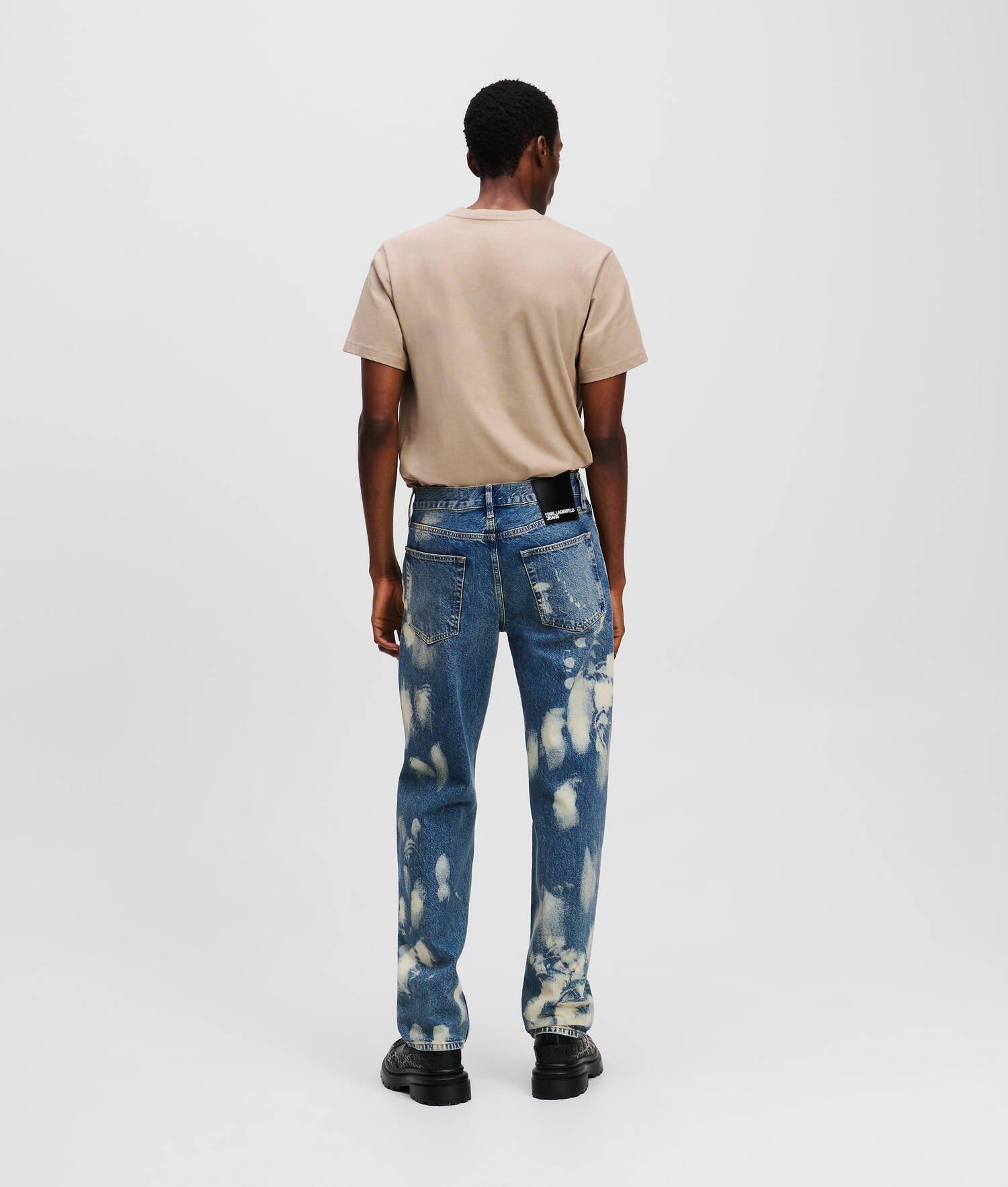 BLEACHED STRAIGHT JEANS Product Image