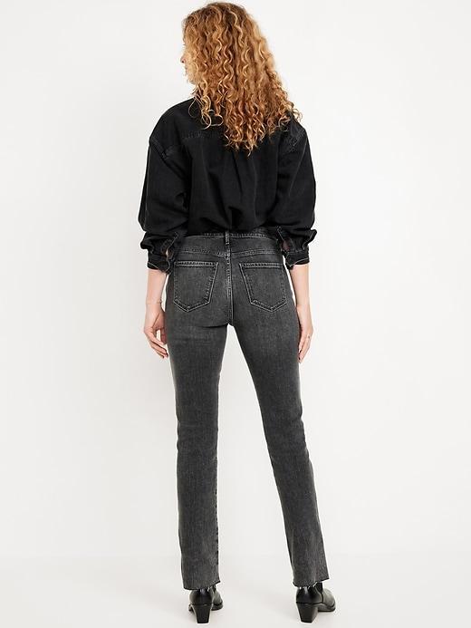 High-Waisted Vintage Slim Jeans Product Image