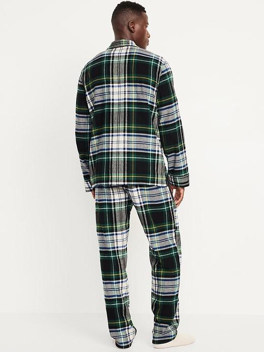 Flannel Pajama Set for Men Product Image