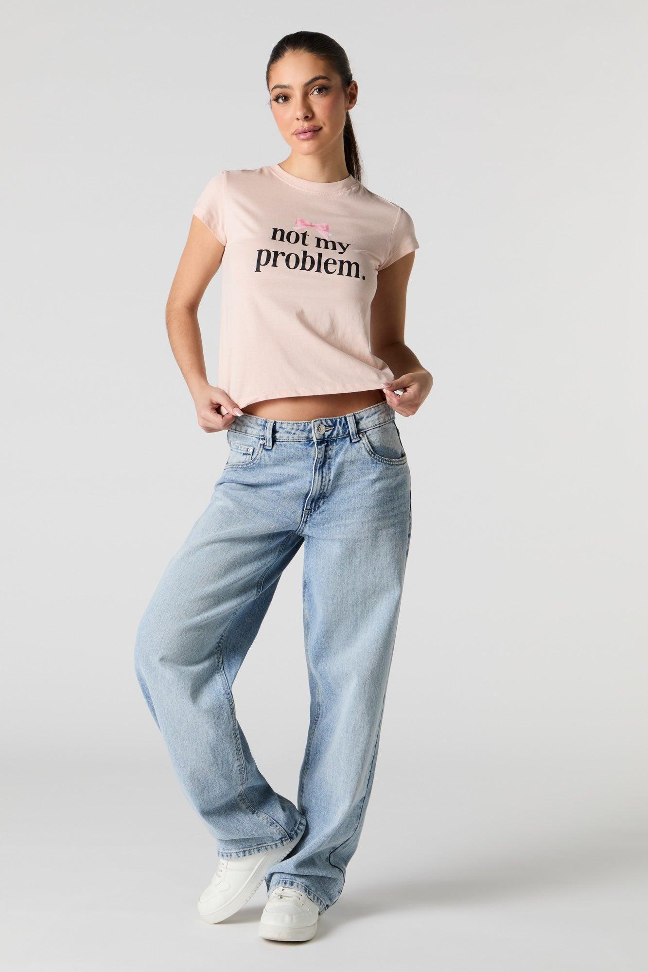 Not My Problem Graphic T-Shirt Female Product Image