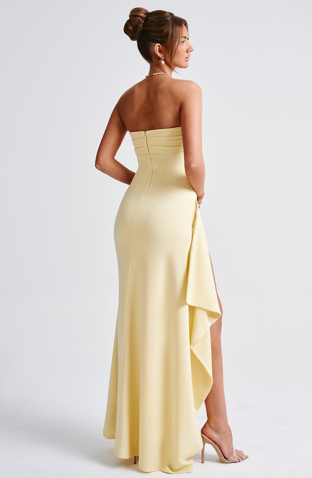 Zafira Maxi Dress - Lemon Product Image