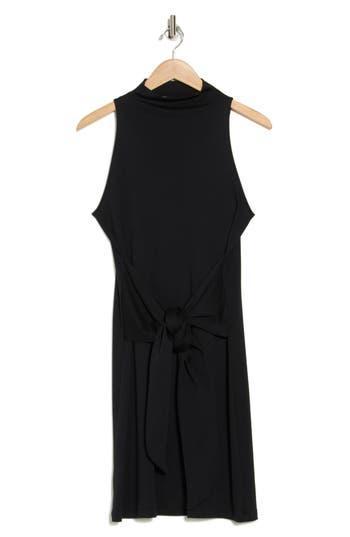 Women's Knot Pima Cotton Sheath Dress In Black Product Image