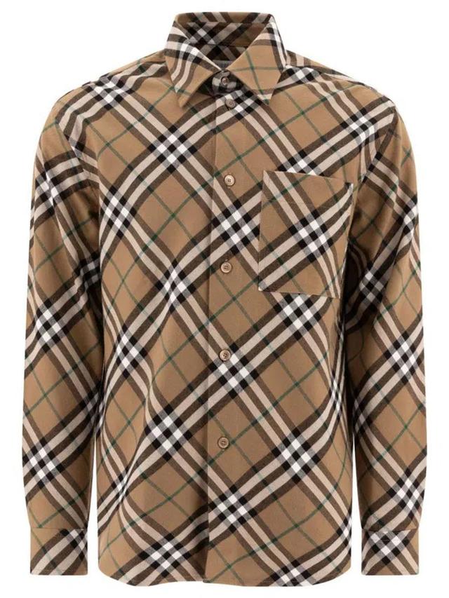 BURBERRY Shirts In Beige Product Image