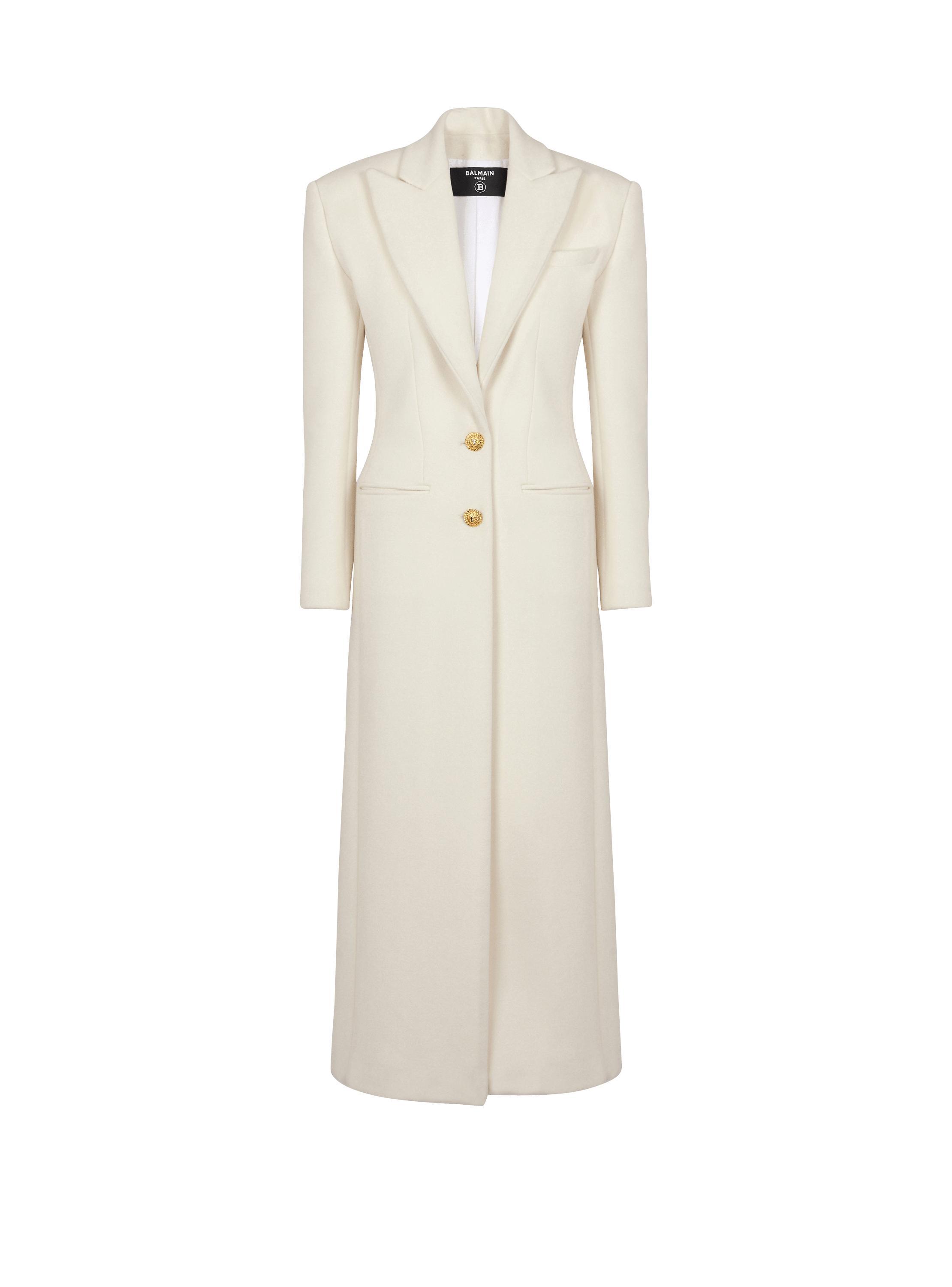 Long wool and cashmere coat product image